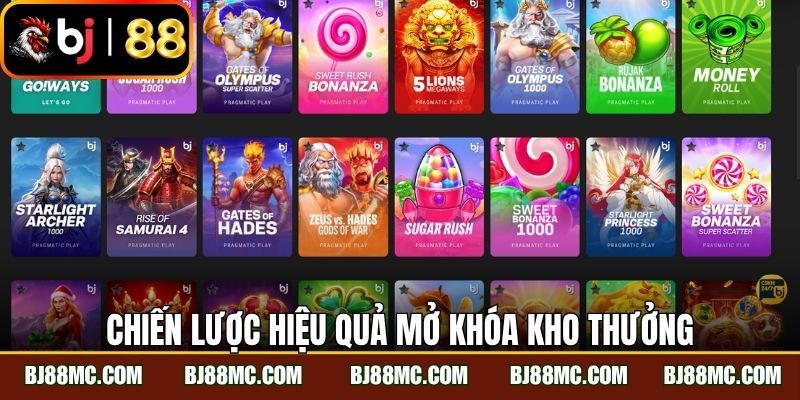Chiến lược hiệu quả mở khóa kho thưởng hấp dẫn